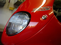 Triumph Sprint RS fairing with our Paint Protection Film applied