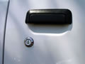 2004 Mitsubishi Van Door Handle Recess with our Paint Protection Film applied