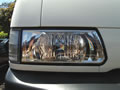2004 Mitsubishi Van Headlamp Lense with our Paint Protection Film applied